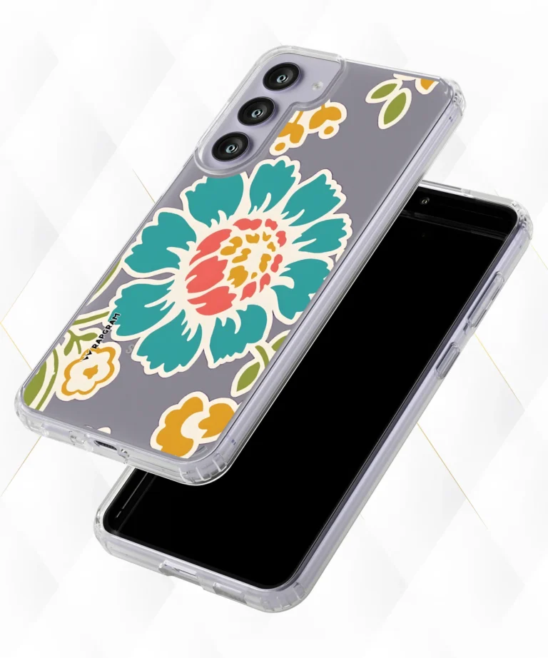 Blue Blossom Clear Case