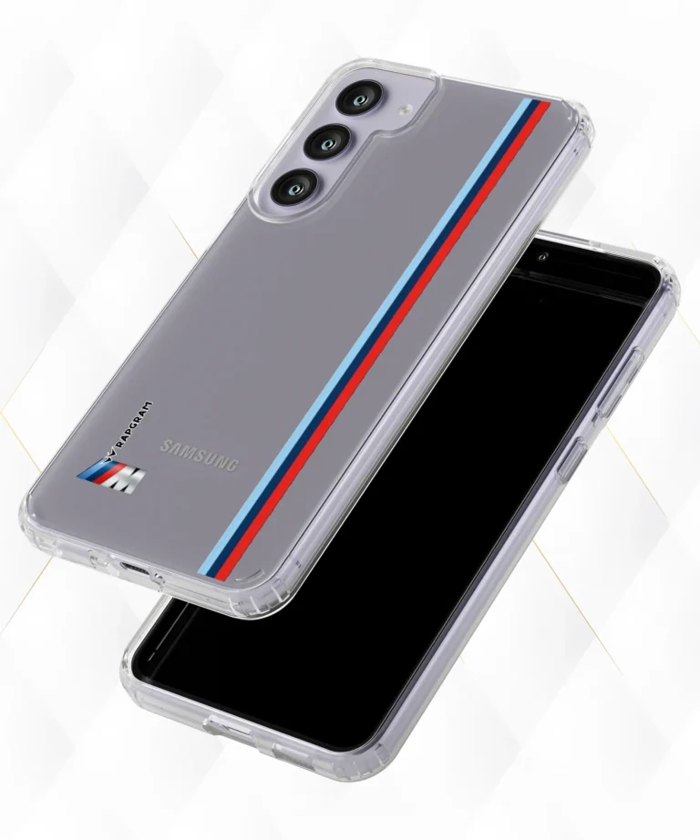 TriColor Stripes Clear Case