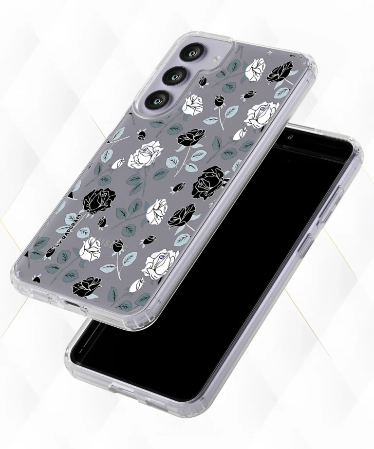 Rose Monochrome Clear Case