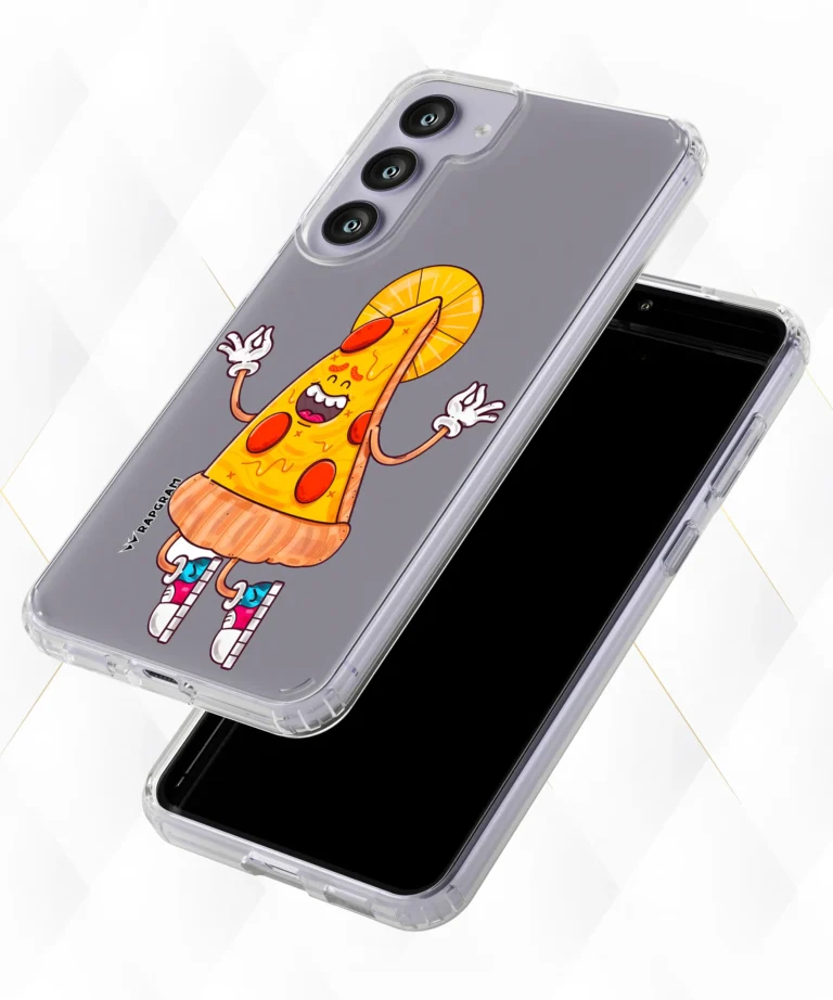 Happy Pizza Clear Case