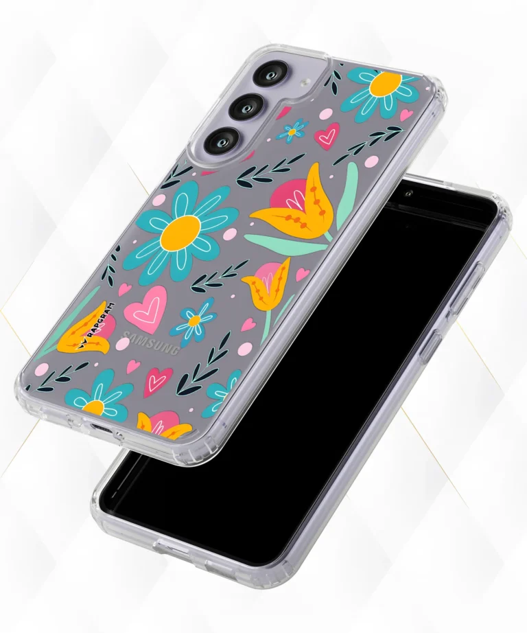 Color Petals Clear Case