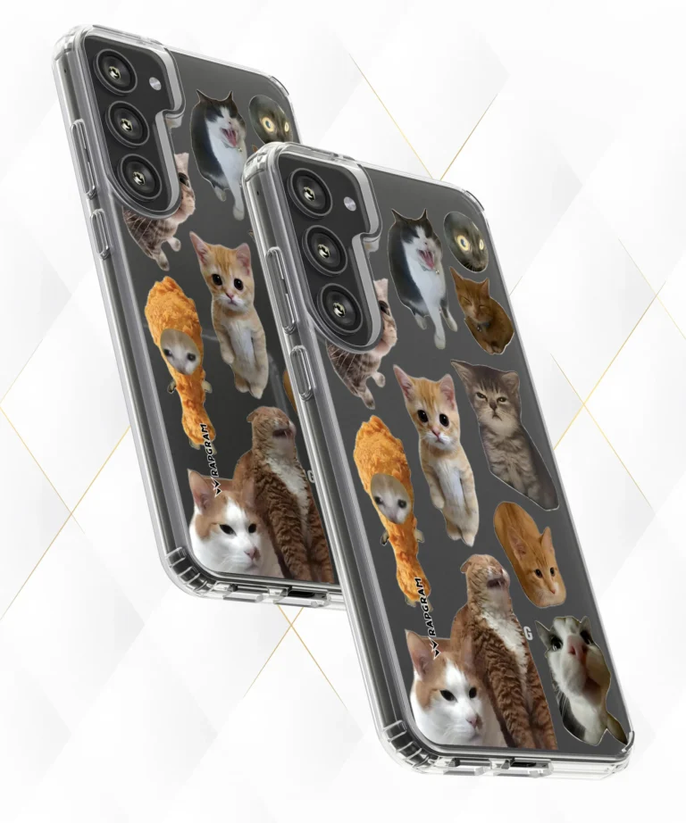 Cats Expressions Clear Case