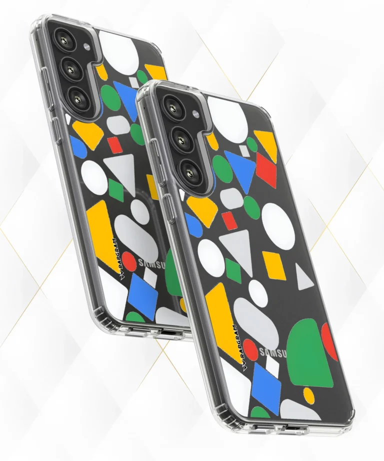 Color Shapes Clear Case