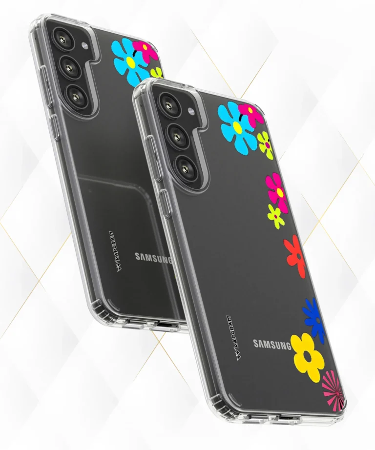 Side Floral Clear Case