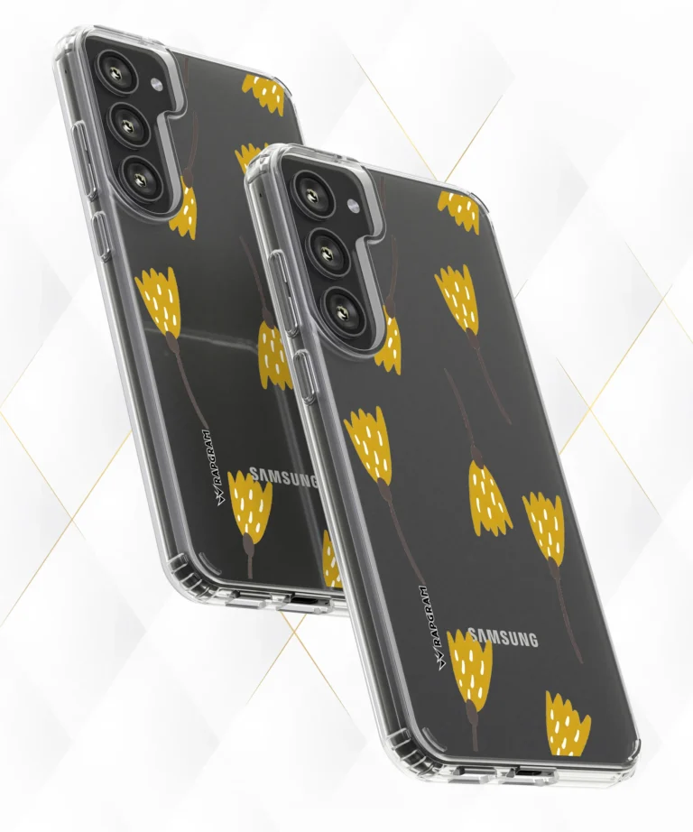 Yellow Tulips Clear Case