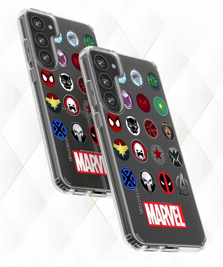 Marvel Badges Clear Case