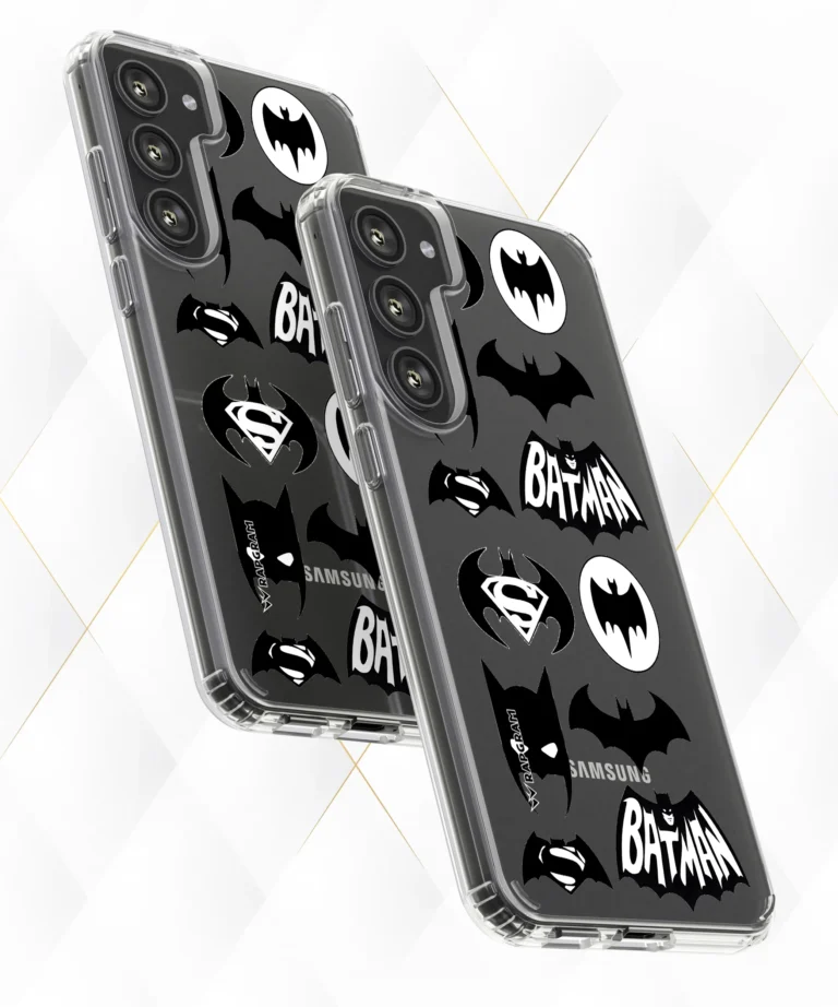 Batman Superman Clear Case