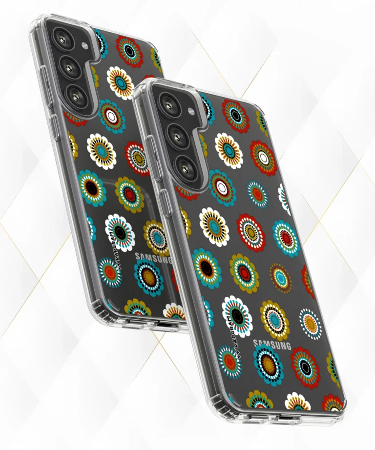 Rounded Swirls Clear Case