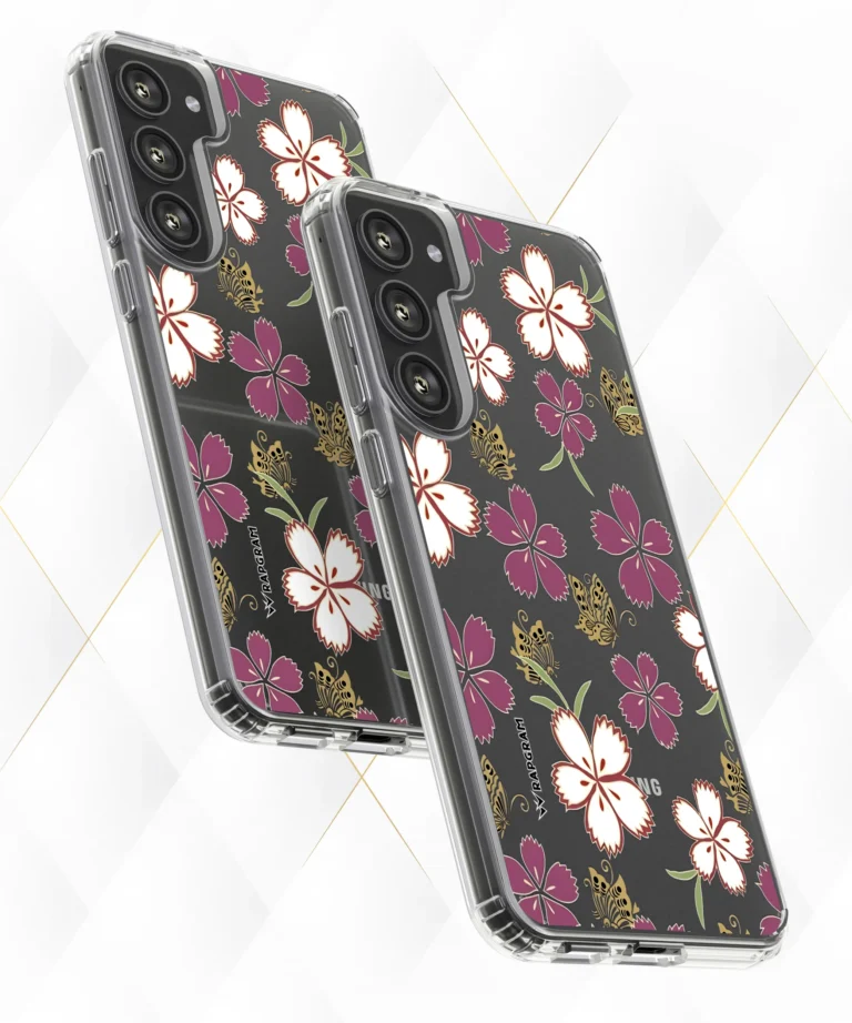 Fly Blooms Clear Case