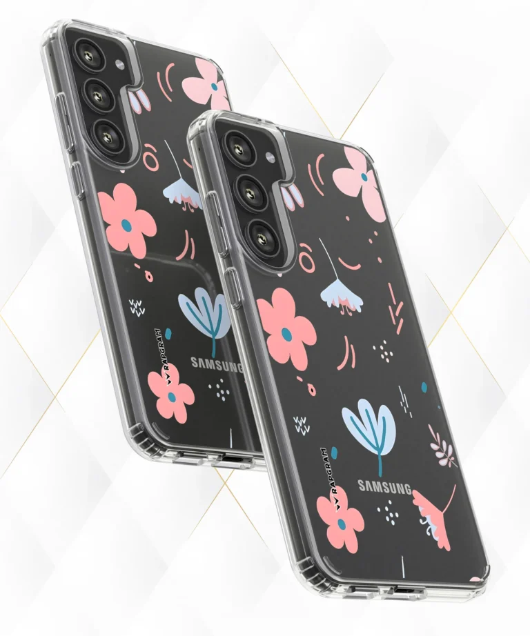 Raining Petals Clear Case