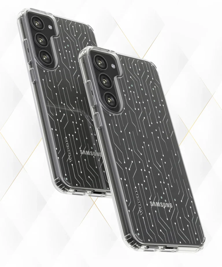 Black Connects Clear Case