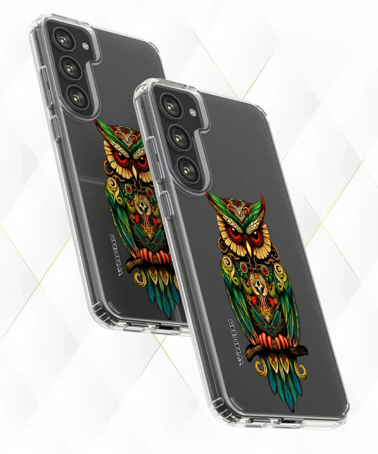 Owl Glare Clear Case