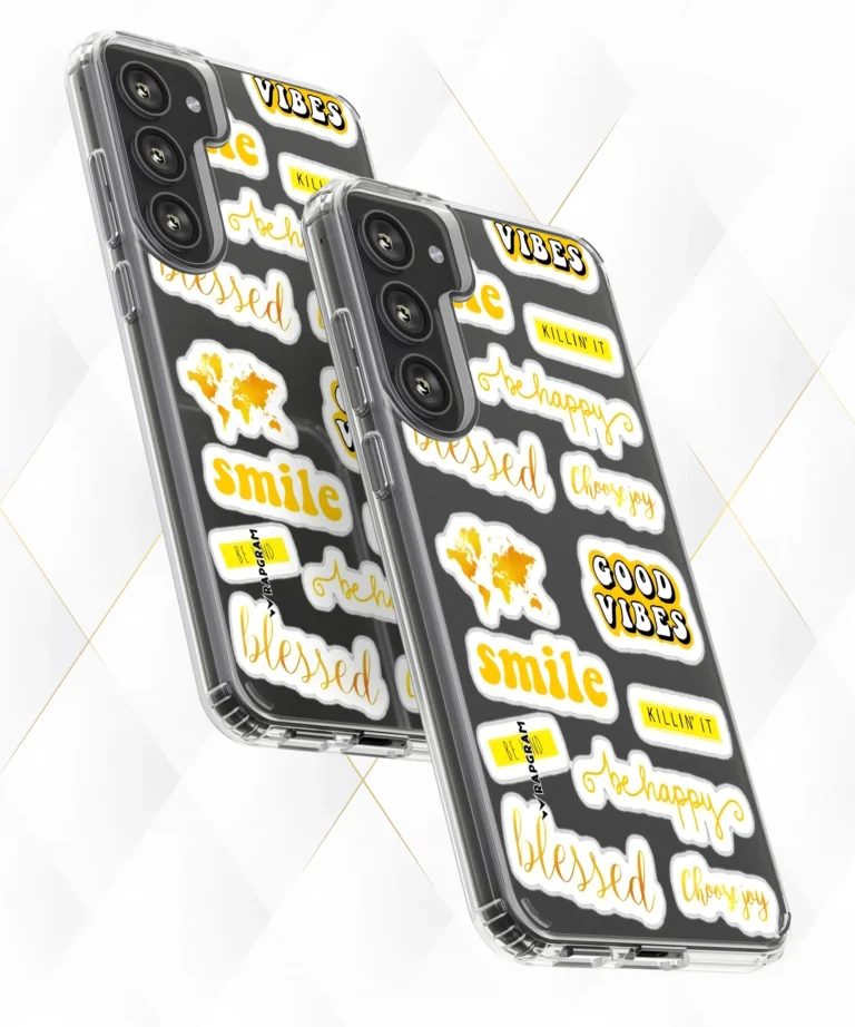 Yellow Blessed Clear Case