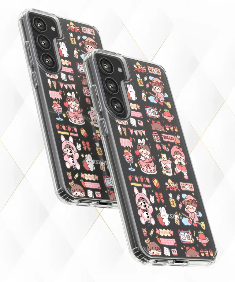 Cute Stickers Clear Case