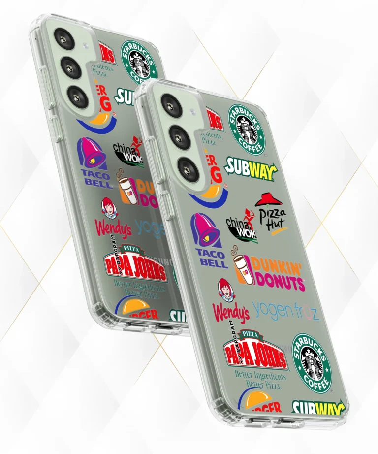 Fastfood Chains Clear Case