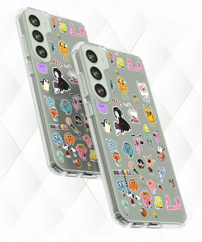 Toon Stickers Clear Case