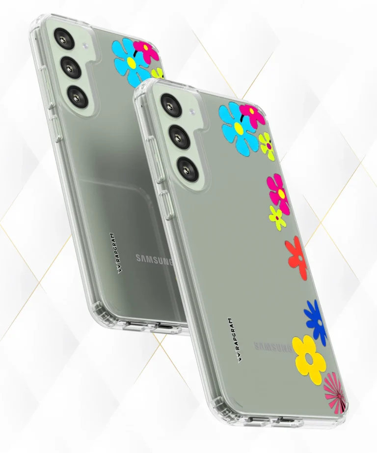 Side Floral Clear Case