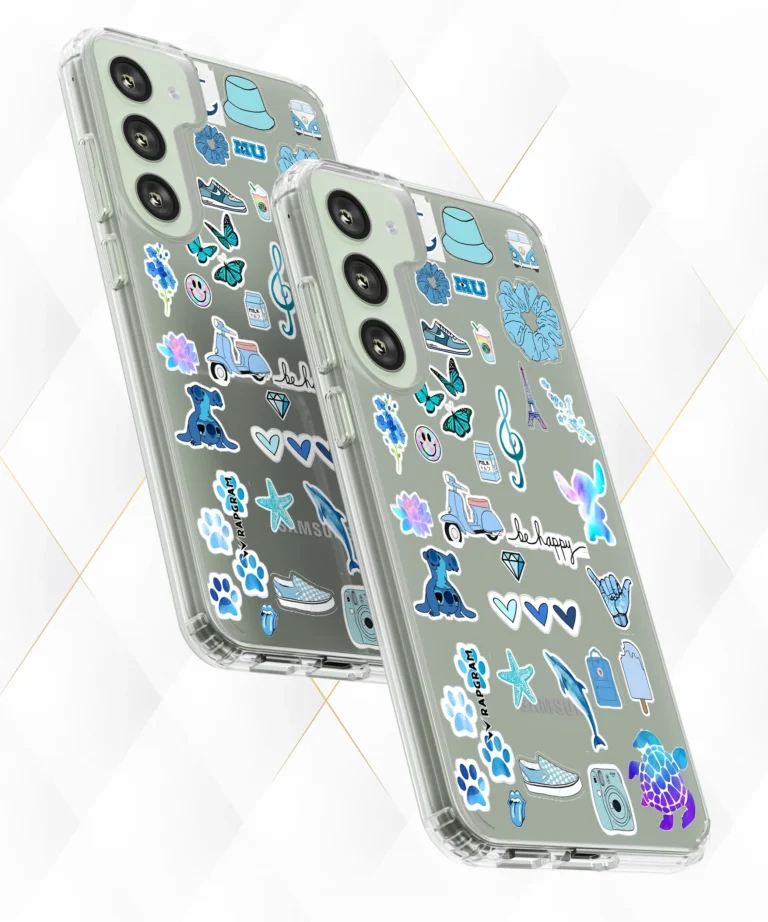 Blue Smiles Clear Case