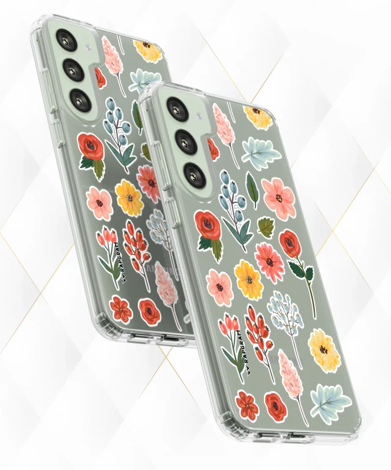 Berries Roses Clear Case