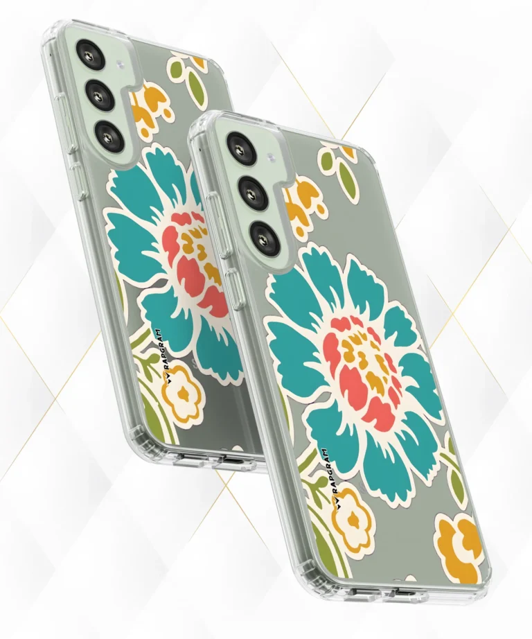 Blue Blossom Clear Case