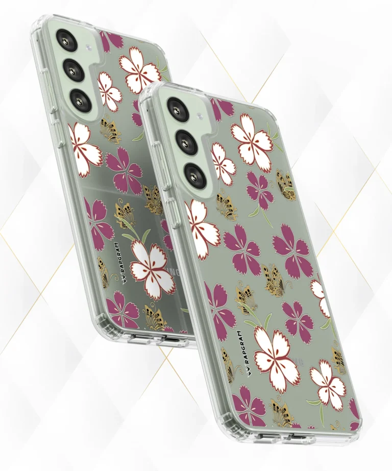 Fly Blooms Clear Case