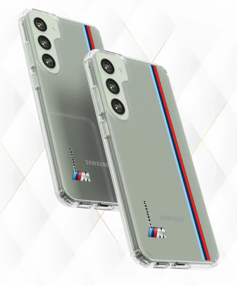 TriColor Stripes Clear Case