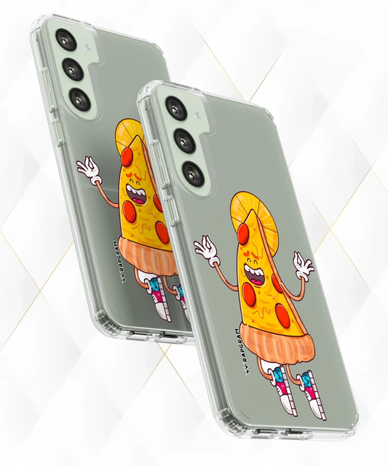 Happy Pizza Clear Case