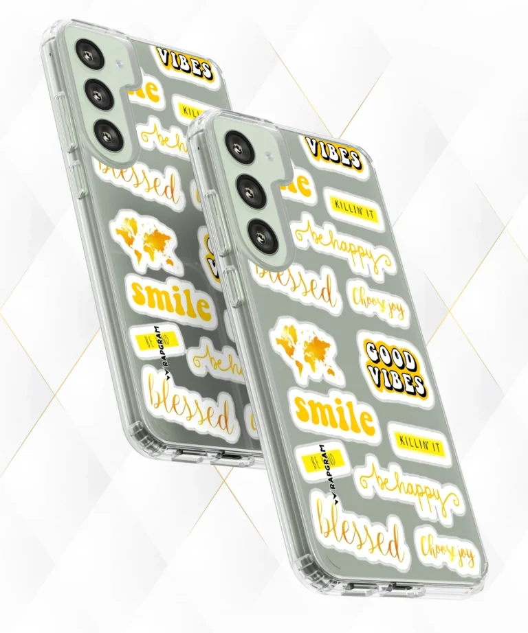 Yellow Blessed Clear Case