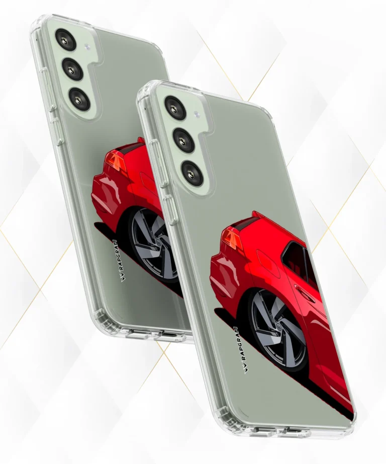 Red Cars Clear Case
