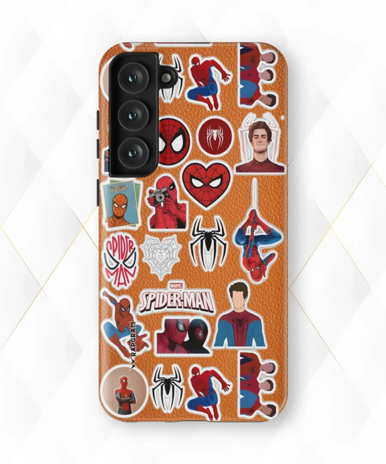 Spider Verse Peach Leather Case