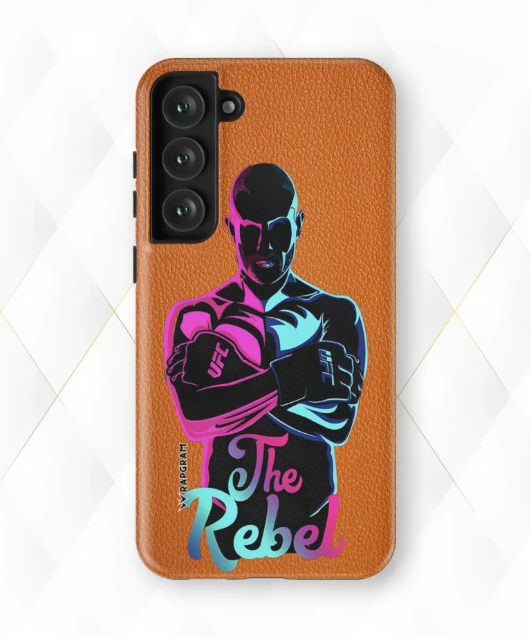 The Rebel Peach Leather Case
