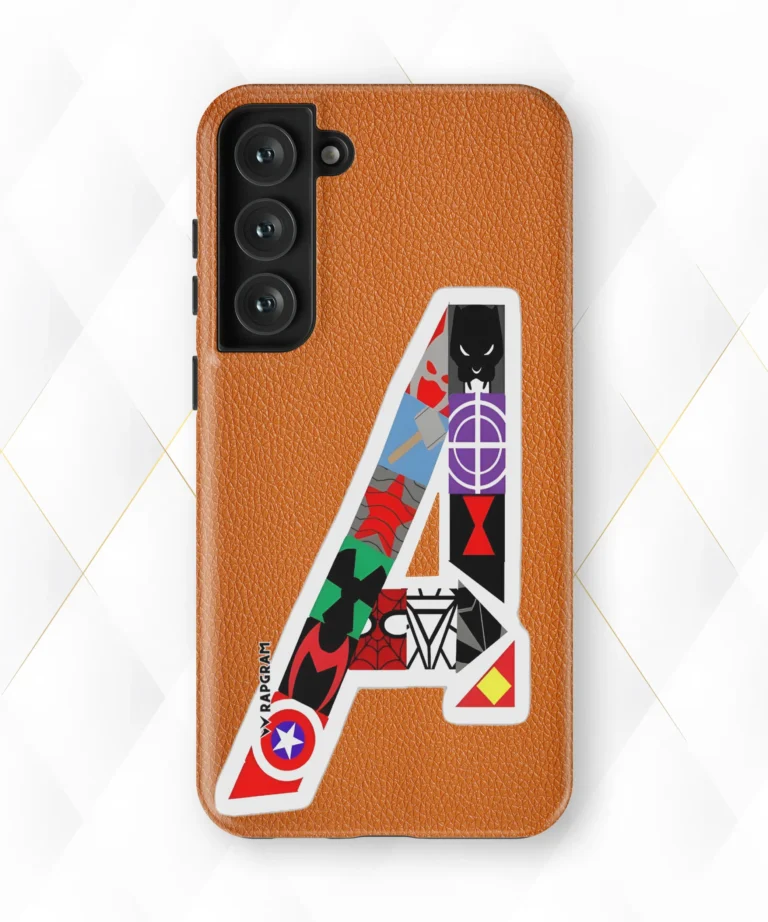 Avengers A Peach Leather Case