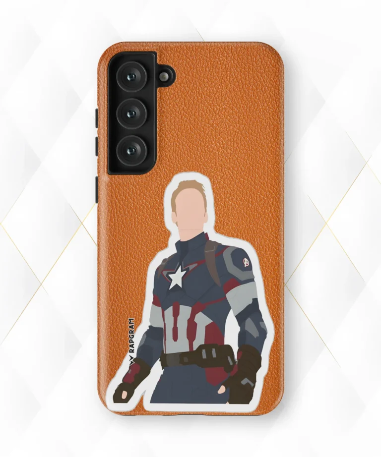 Captain Steve Peach Leather Case