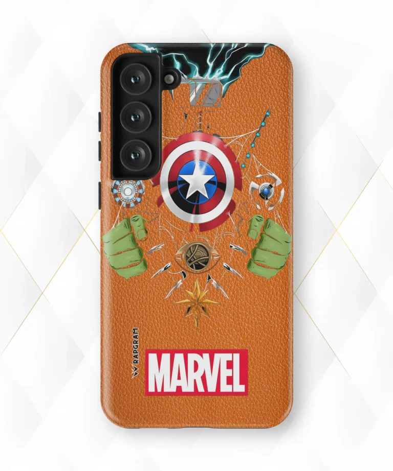 Marvel Avenfers Peach Leather Case