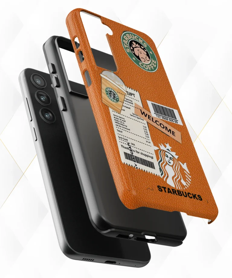 Welcome Bucks Peach Leather Case