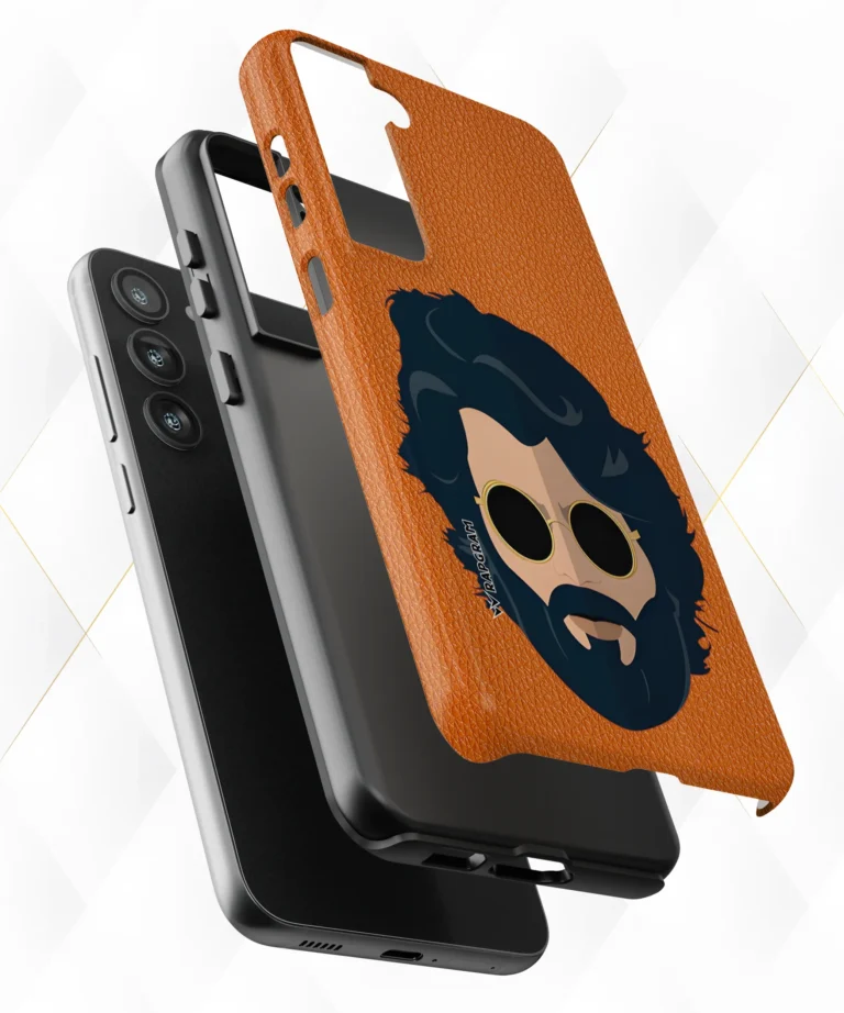 Arjun Reddy Peach Leather Case