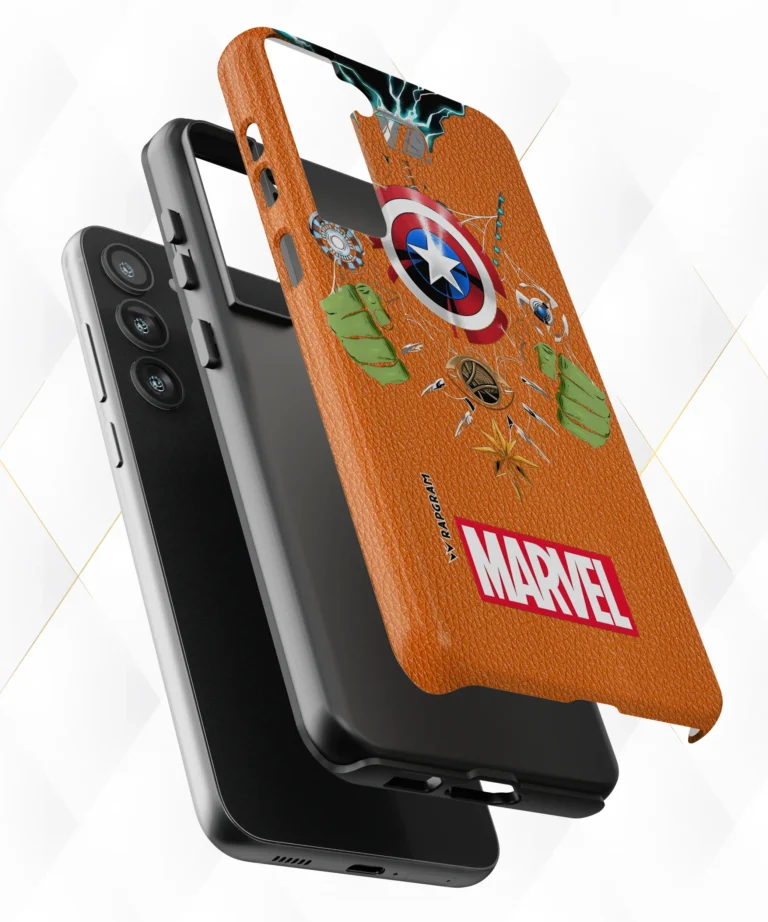 Marvel Avenfers Peach Leather Case
