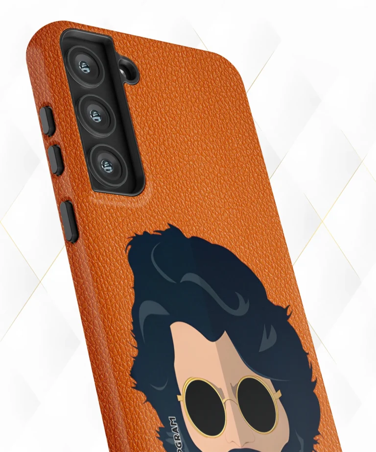 Arjun Reddy Peach Leather Case