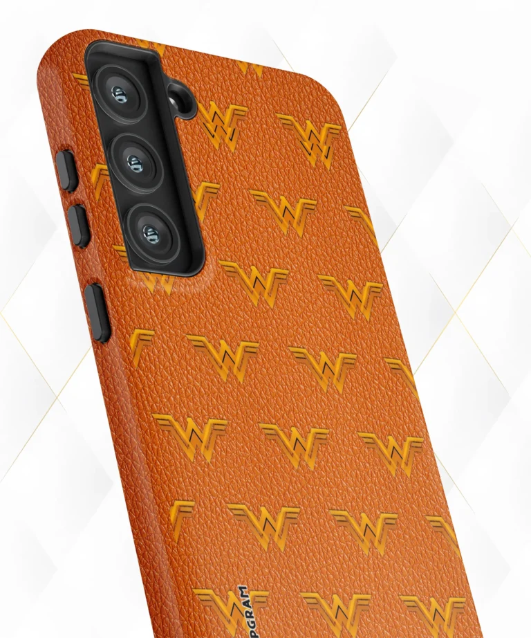Wonder Woman  Peach Leather Case