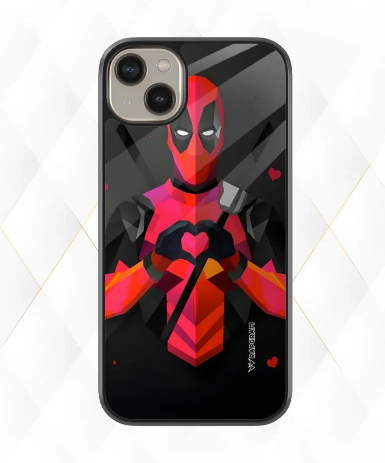 Deadpool Heart Armour Case