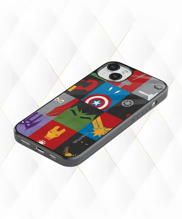 Avengers Outlined Armour Case