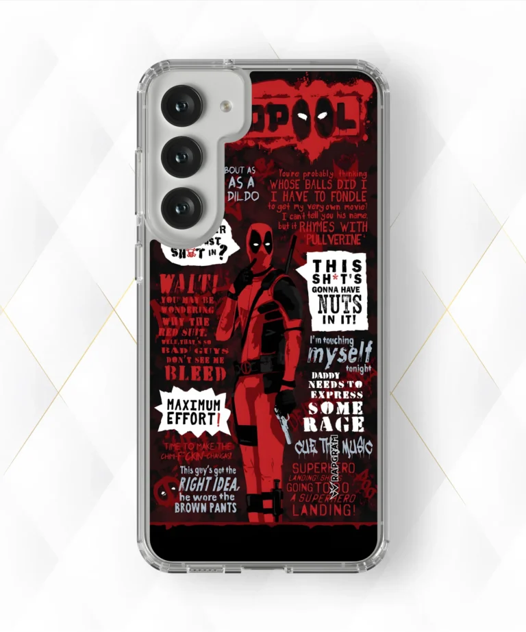 Quotes Deapool Silicone Case