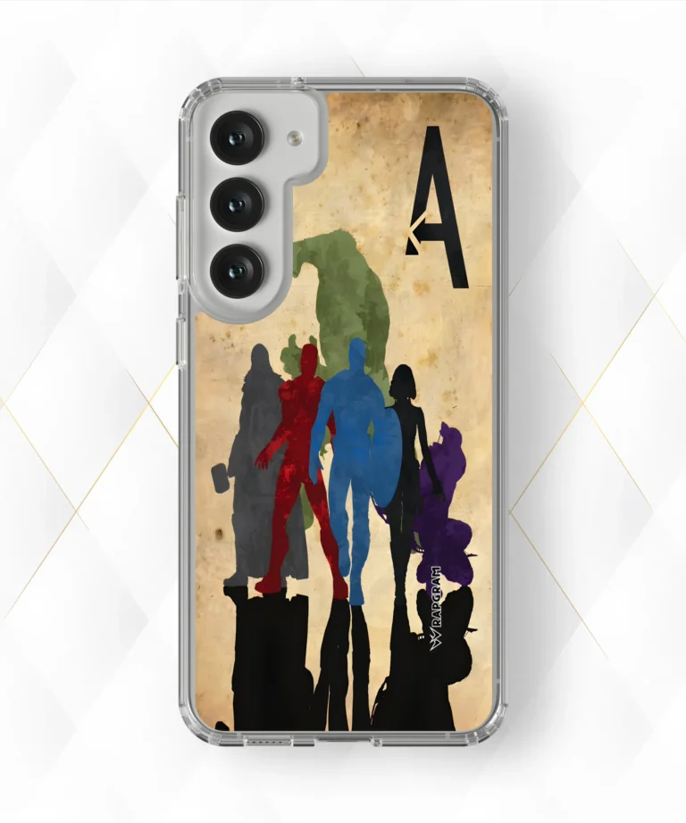 Avengers Silhouette Silicone Case