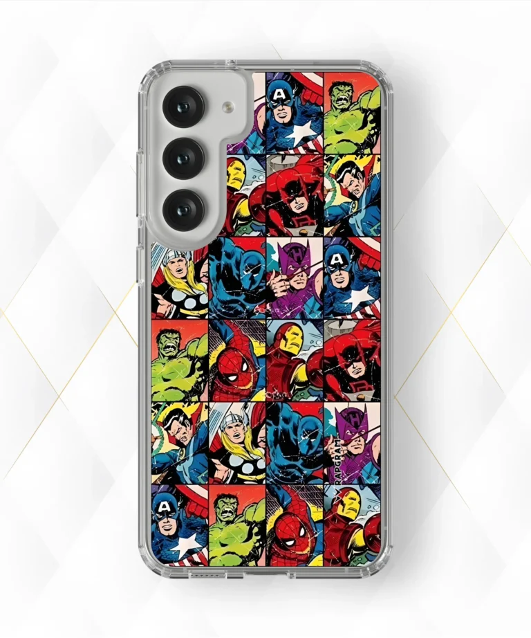 Avengers Tiles Silicone Case