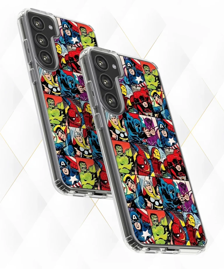 Avengers Tiles Silicone Case