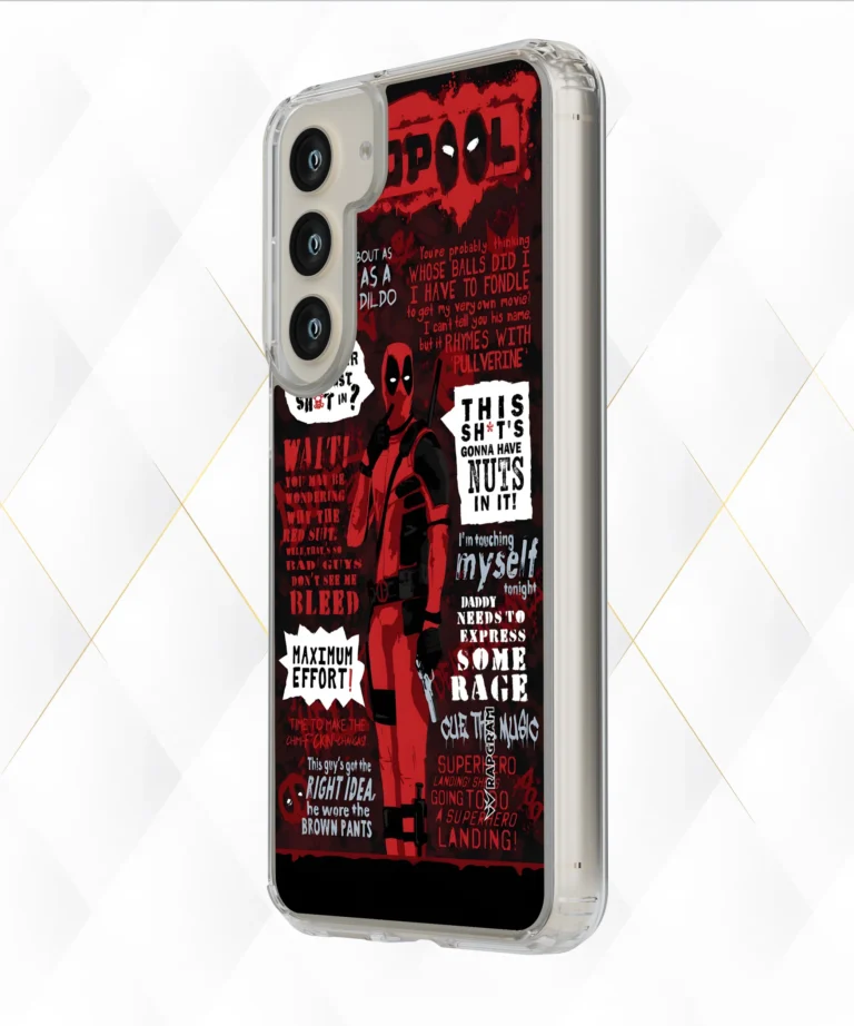 Quotes Deapool Silicone Case