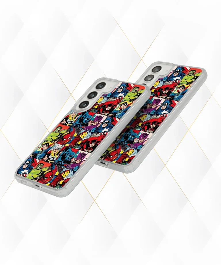 Avengers Tiles Silicone Case