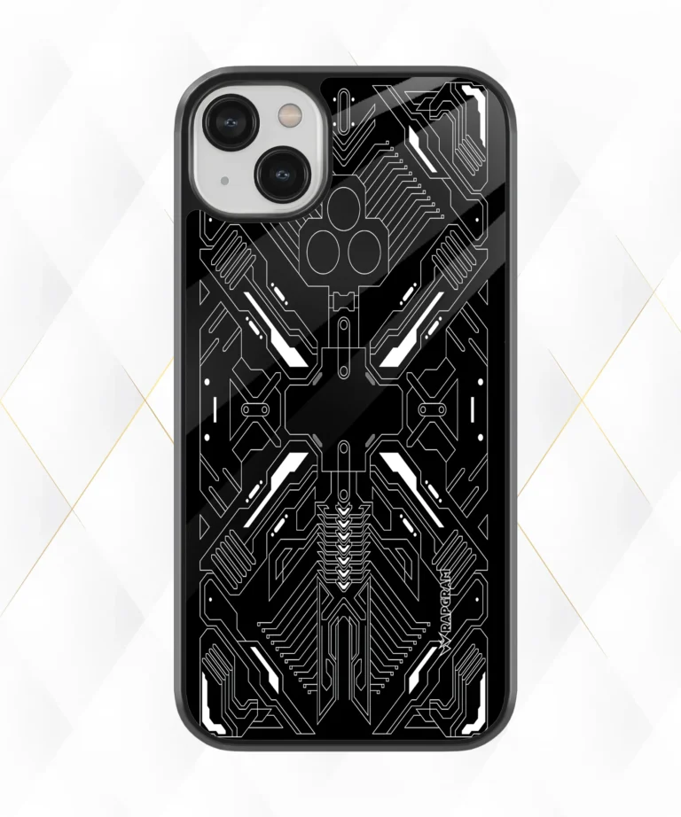 White Circuit Armour Case