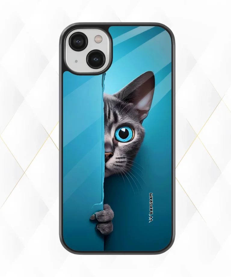 Cat Peeking Armour Case