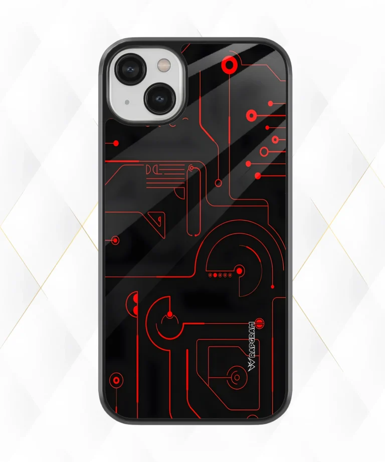 Red Circuit Armour Case